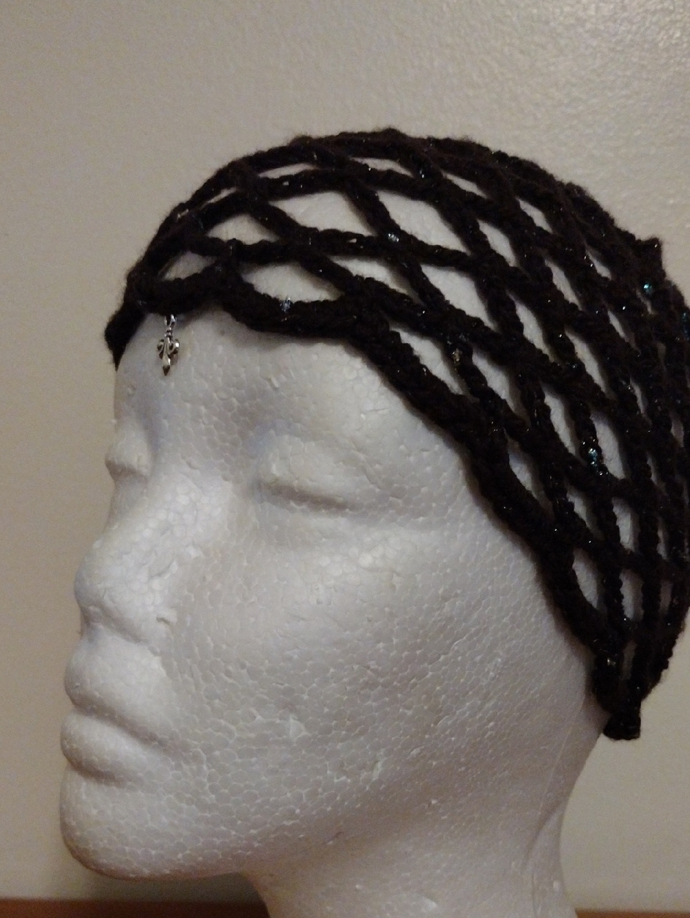 Handmade Crochet Decorative Mesh Hat Casquete